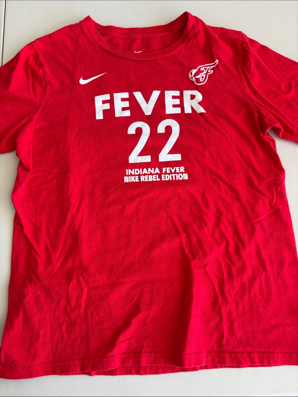 Nike Red Caitlin Clark Youth XL T Shirt